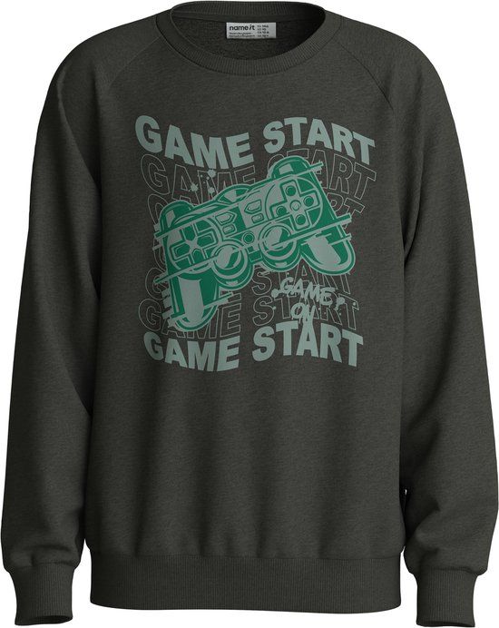 NAME IT Jongens Sweater 122/128 - Peat