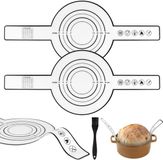 Dutch Oven 2-pack tapis de cuisson en silicone