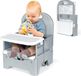 Holland Connections Chaise haute pour bébé à fixer à la table - Gris