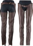 Horze Blake chaps en cuir marron M