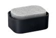 VIGAR spons, zeepbakje en dispenser, zwart, grijs, 13 x 9 x 6,5 cm