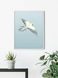 Komar Muurafbeelding - Ciel - Grootte: 40 x 50 cm - Poster, kunstdruk, decoratie, woonkamer, slaapkamer (zonder lijst)