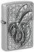 Zippo Stormaansteker - Wasp, Street Chrome, Embleem - Navulbaar - Herbruikbaar - Winddicht Design - Geschenkdoos - Made in USA
