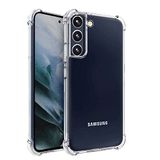 Smartphonica Telefoonhoesje Geschikt voor Samsung Galaxy S22 Plus transparant shockproof TPU siliconen hoesje met stootrand