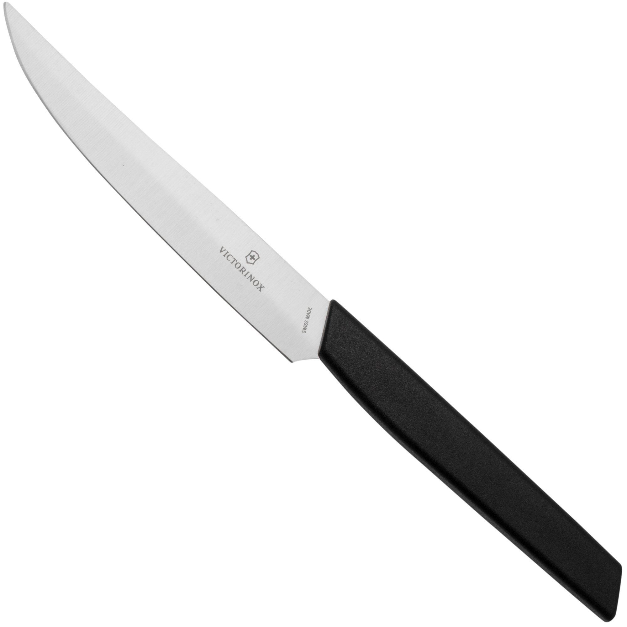 Victorinox Swiss Modern Steakmes 12 cm - Zwart - 6.9003.12