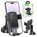 Hoco Support de téléphone gravitationnel pour voiture - Noir
