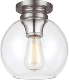 Steady Lighting Landelijke Plafondlamp - Metaal - Zilver - E27 - 21.6cm