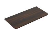 Wiesbaden Sulora Topblad Afgeronde Hoeken - 100x48cm - Walnoot