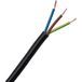 Kopp 152325008 slangleiding H03 VV-F, 3 x 0,75 mm², 25 m, zwart