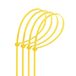 Nylon kabelbinders, 3,6 x 250 mm, 40 stuks, geel