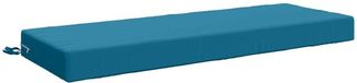 vidaXL - Zitkussen - SOEST - 100% Polyester - Lichtblauw - 120 x 40 x 10 cm