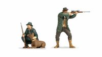 Noch 17332 G Jagers figuren Geverfd