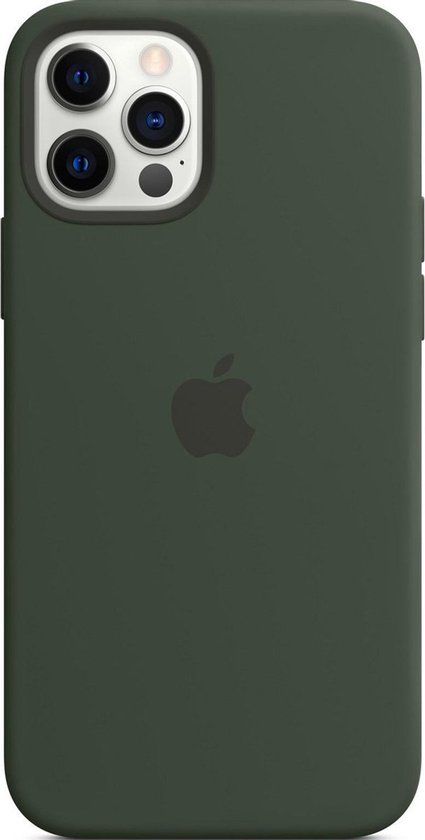Apple Siliconenhoesje MagSafe iPhone 12 / 12 Pro Cyprus Groen
