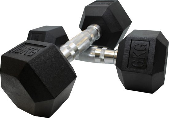 Focus Fitness Hexa Dumbbells set 2 x 6kg