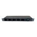 Infitronic INSV1013A 19 inch 1HE 13-voudige stekkerdoos stroomverdeler netwerkkast stekkerdoos afzonderlijk schakelbaar met overspanningsbeveiliging