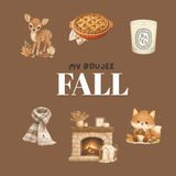 My Boujee Fall: A Cozy First Words Book