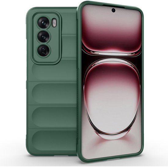 imoshion EasyGrip Backcover voor de Oppo Reno 12 - Donkergroen