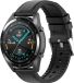 By Qubix - Smartwatch bandje - Leer + siliconen - Zwart - 20mm - Geschikt voor Garmin Venu / Sq / Sq2 / 2 plus