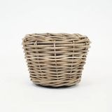 van der Leeden Drypot Sawah Extra Dik Rotan Grijs d83h61cm avec pot intérieur étanche