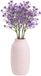 Bellatio Design Kunstbloemen Gipskruid Viette - 5x - 45 cm - paars