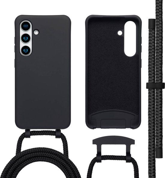 imoshion Hoesje met Magnetische Ring - Geschikt voor Samsung Galaxy S25 / S24 - Zwart
