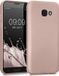 kwmobile etui geschikt voor Samsung Galaxy A5 (2017) - Hoesje voor smartphone - Back cover in metallic roségoud
