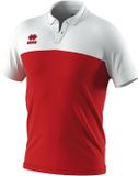 Errea Bob Mc Jr Polo - Rood - Polyester - Korte mouw - Unisex - Kinderen - Maat 128