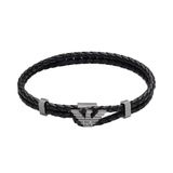 Emporio Armani EGS3322060 Heren Armband (sieraad) 21 cm - Staalgrijs
