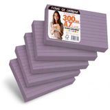 OFITURIA Flashcards A7 paars gestreept 300 stuks leerkaarten