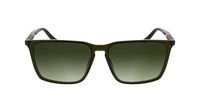 Calvin Klein Zonnebril voor heren CK25505S transparant kaki met gradiëntgroene lens