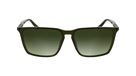 Calvin Klein Zonnebril voor heren CK25505S transparant kaki met gradiëntgroene lens