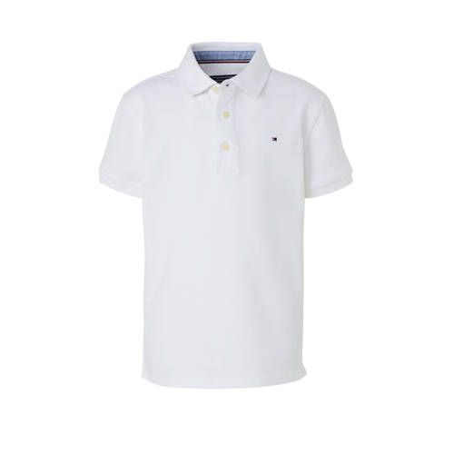 Tommy Hilfiger piqué polo wit