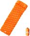 vidaXL Matelas de camping avec coussin gonflable 1 personne orange