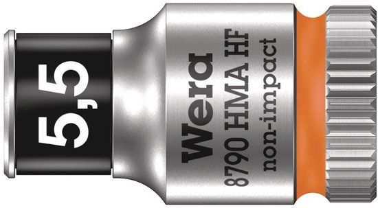 Wera 8790 HMA 05003720001 Dop (zeskant) Dopsleutelinzetstuk 5.5 mm 1/4 (6.3 mm)