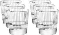 Royal Leerdam Diva drinkglazen/waterglazen/tumblers - 6x - transparant - 270 ml