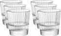 Royal Leerdam Diva drinkglazen/waterglazen/tumblers - 6x - transparant - 270 ml