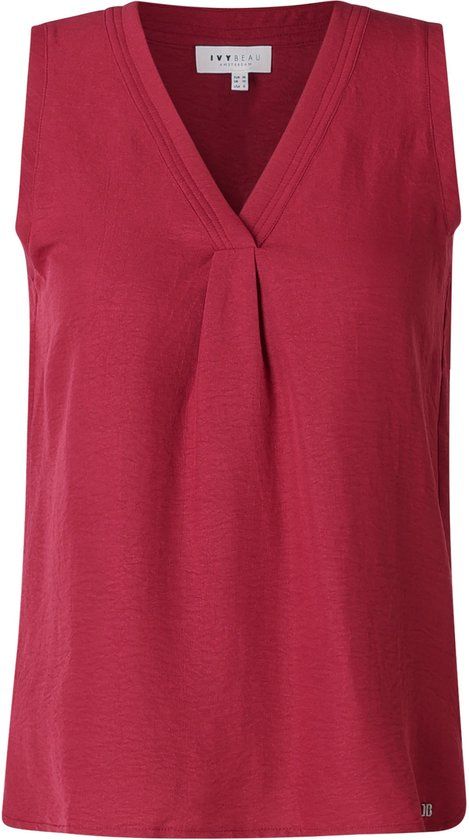 IVY BEAU Geneva Tops - Stone Red - maat 36