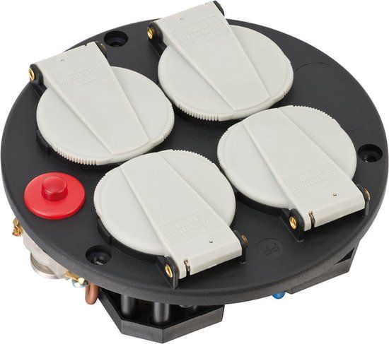 Brennenstuhl Stekkerdoos - 4-voudig - Zwart