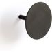 Homemaison – Patère à fixer colorée noir 68 mm – Métal époxy – Pour fixation murale – Accroche serviettes et vêtements