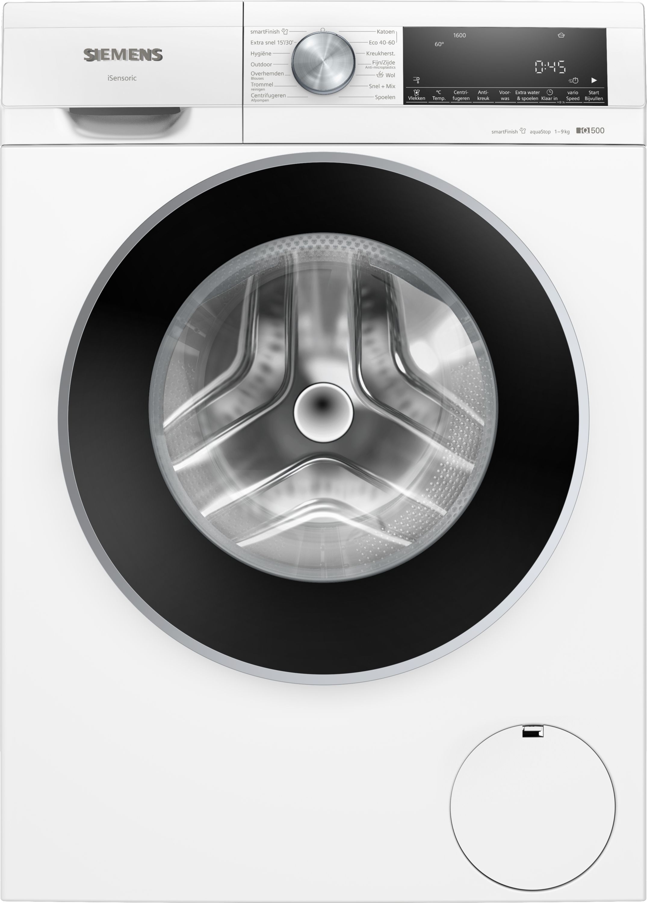 Siemens iQ500 WG46G2ZWNL - Wasmachine - Voorlader - 9 kg - 1600 RPM - Wit