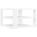 VidaXL Salontafel 58x58x40 cm bewerkt hout wit