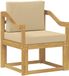 vidaXL - 2-delige buitenbank set - Polyester - Wit en Beige