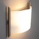 Lindby Wandlamp Filippa 2-lichts Glas Metaal Wit Gesatineerd Nikkel Gesatineerd E27