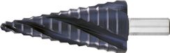 EXACT Getrapte boor HSS TiAlN 4-voudige spiraalgroef 4-20mm