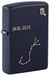 Zippo Stormaansteker, Zodiac Scorpio, mat-marineblauw, lasergravure, navulbaar, herbruikbaar, windbestendig design, cadeaudoos, gemaakt in de VS