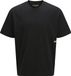 JACK&JONES Jcounion Small Print Tee Ss Crew Neck Jongens T-shirt Zwart M