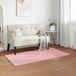VidaXL Antislip vloerkleed van imitatie konijnenbont olite roze