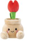 Aurora Knuffel - Palm Pals Tulp in Pot - 13 cm