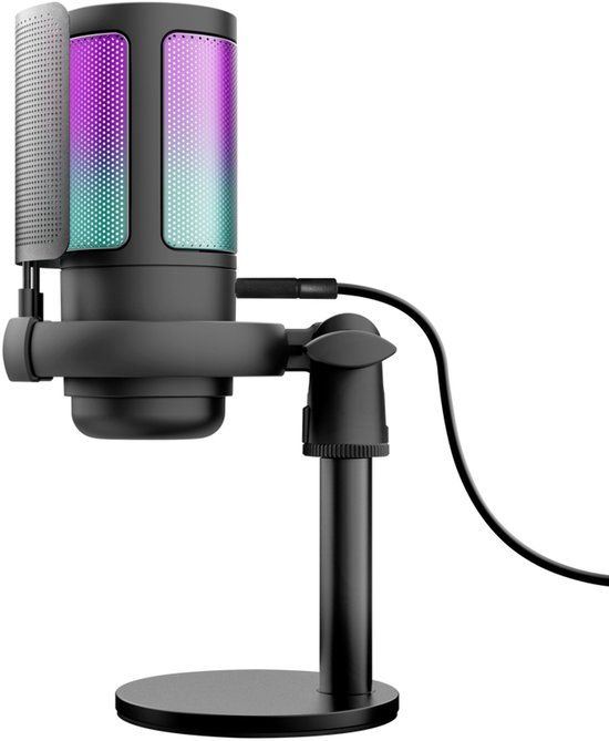 Trust GXT 238 Auron - USB Microfoon - Gaming en Streaming - Cardioïde - RGB Verlichting - Zwart