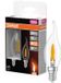 Osram LED-lamp met vlameffect helder, 1800 K, comfort warmwit, 20 lm, 1 W, 3,5 cm Ø